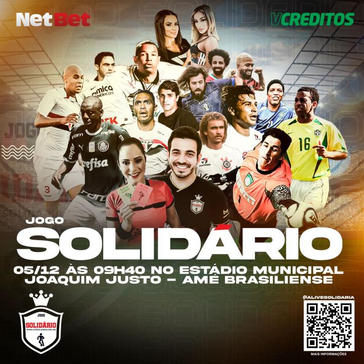 Foto 1 de 1 — Américo Brasiliense recebe grandes nomes do futebol em Jogo Solidário